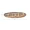 Hello Honey® 15.5" Decorative Natural & Gold Finish Mango Wood & Aluminum Tray Taper Candleholder